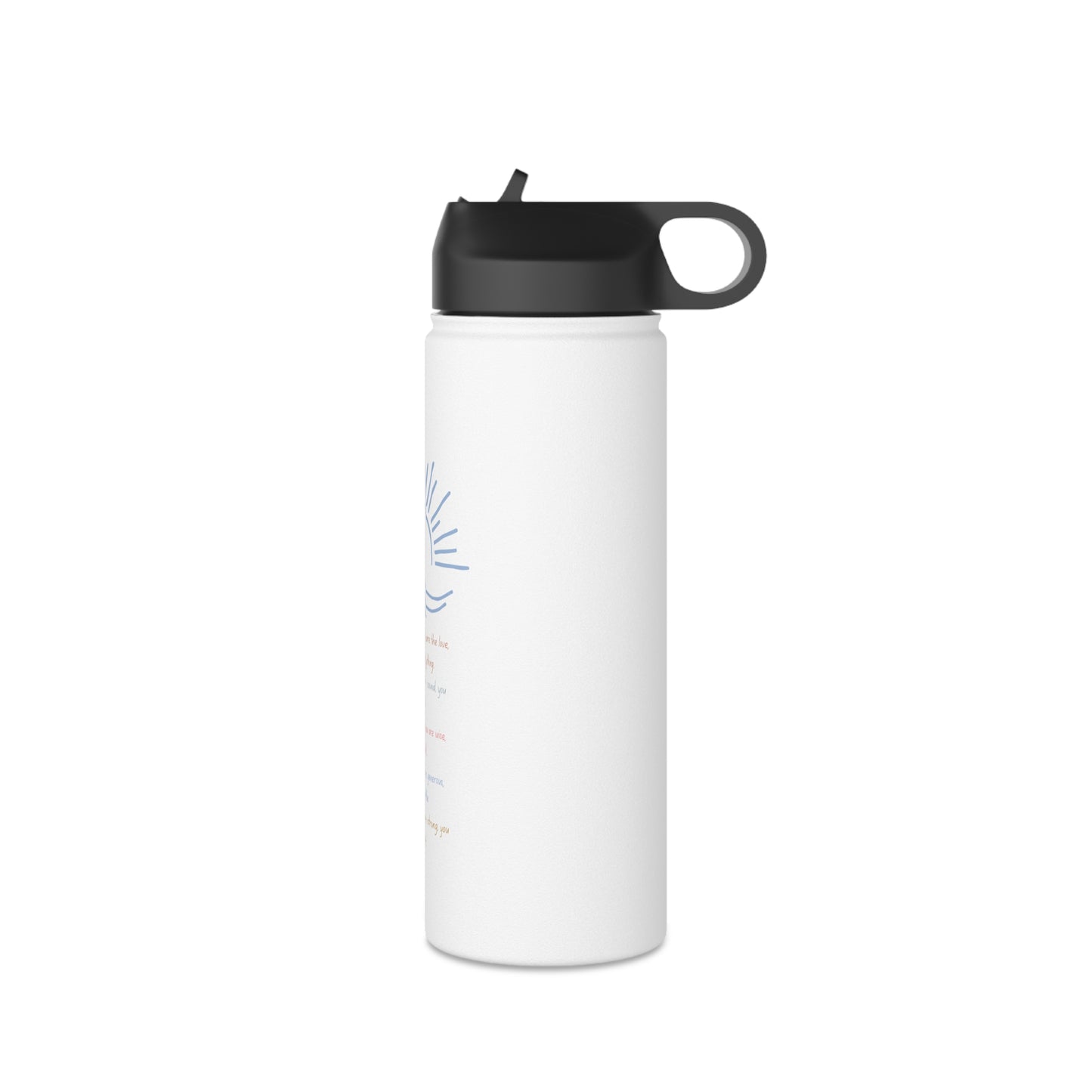 Stainless Steel Water Bottle, Standard Lid