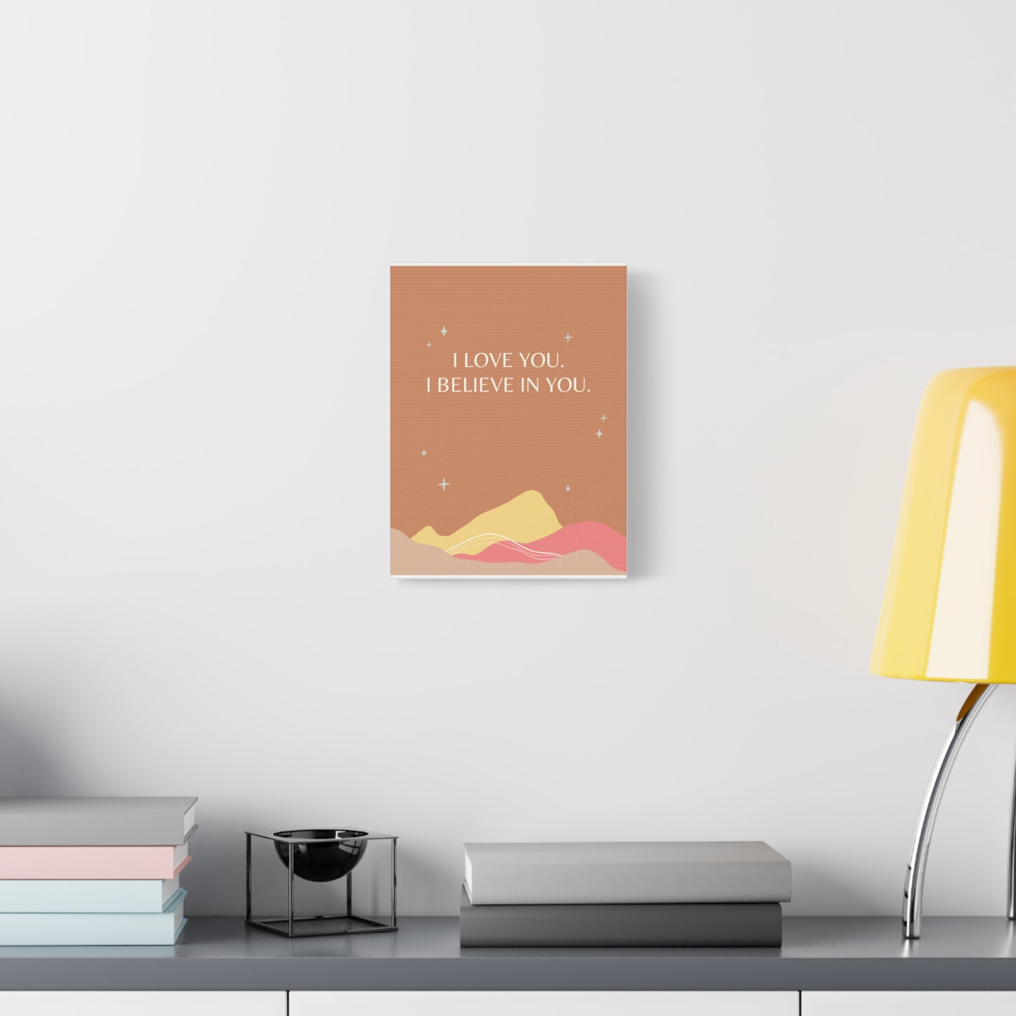 Love, Believe - Matte Canvas, Stretched, 1.25"