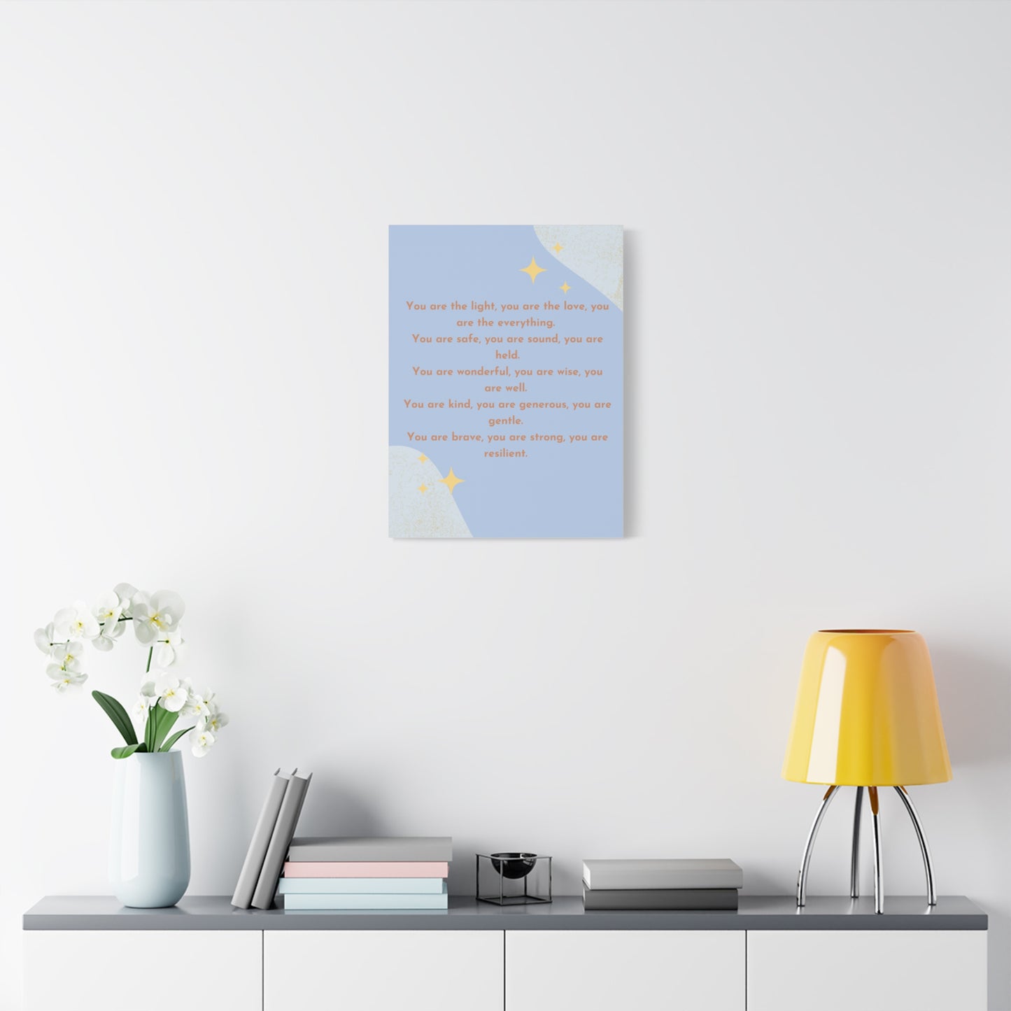 You Are The Everything - Blue Stars - Matte Canvas, Stretched, 1.25"