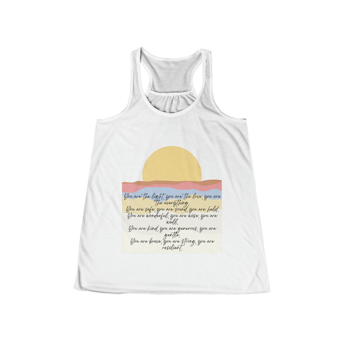 Women's Flowy Racerback Tank