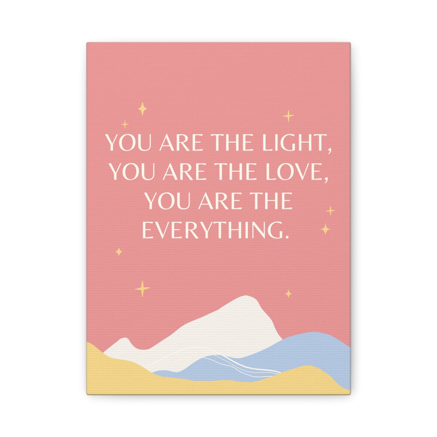 Light, Love, Everything - Matte Canvas, Stretched, 1.25"