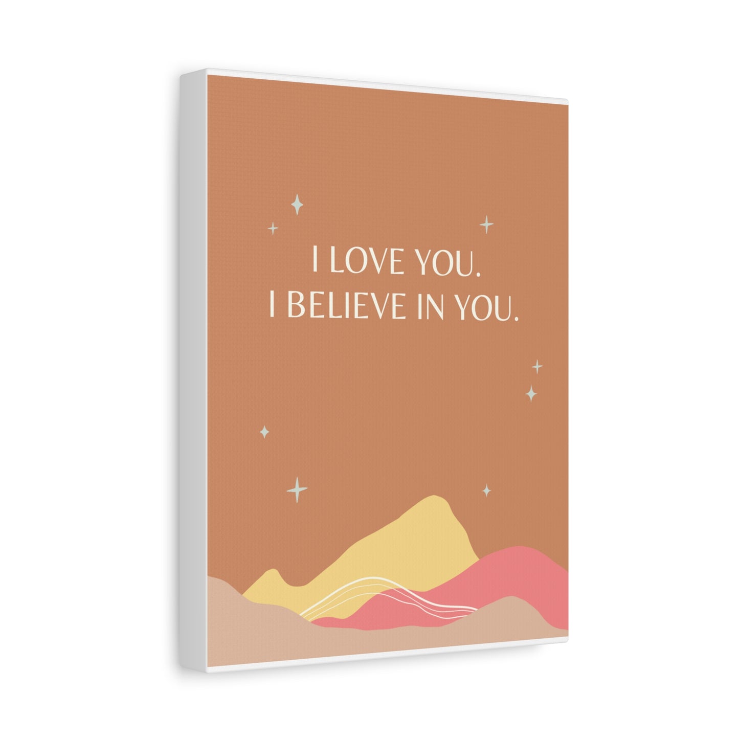 Love, Believe - Matte Canvas, Stretched, 1.25"