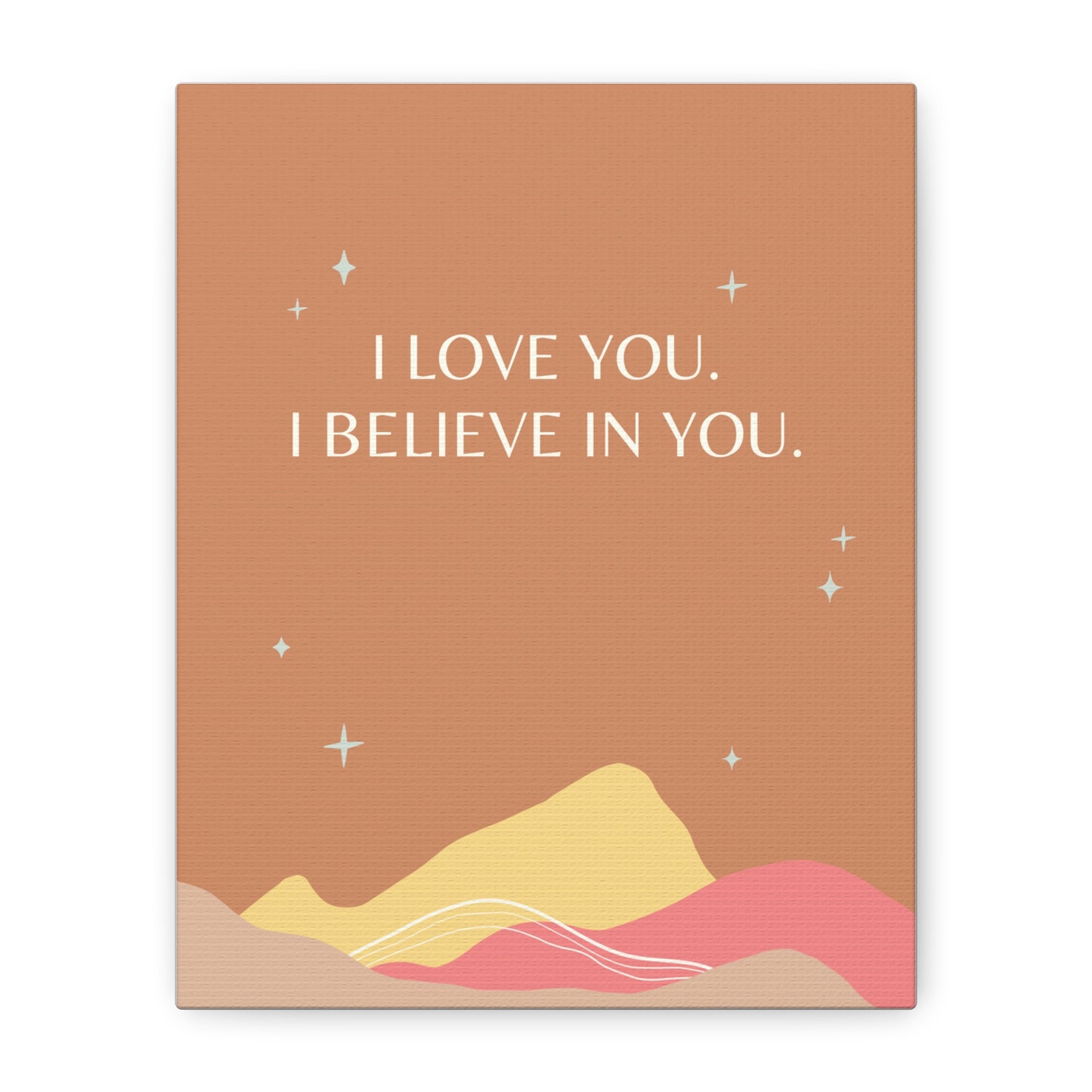 Love, Believe - Matte Canvas, Stretched, 1.25"