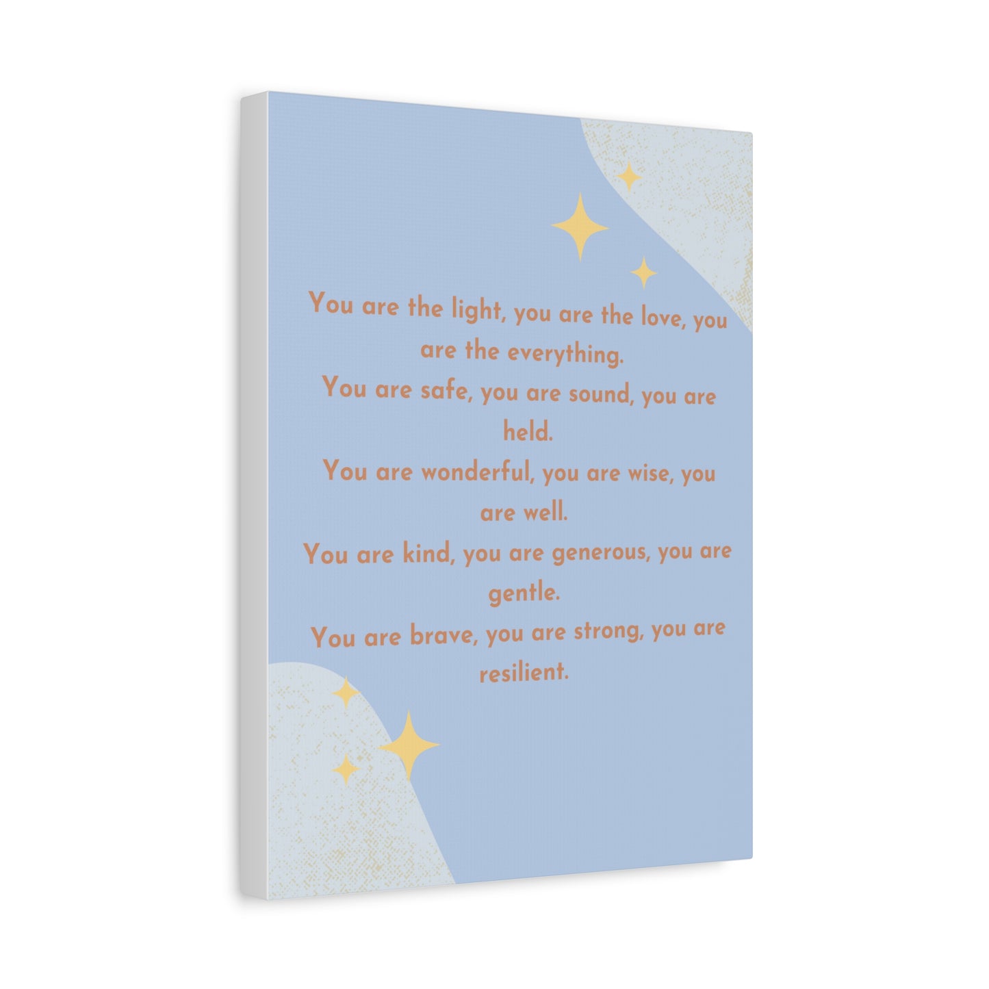 You Are The Everything - Blue Stars - Matte Canvas, Stretched, 1.25"