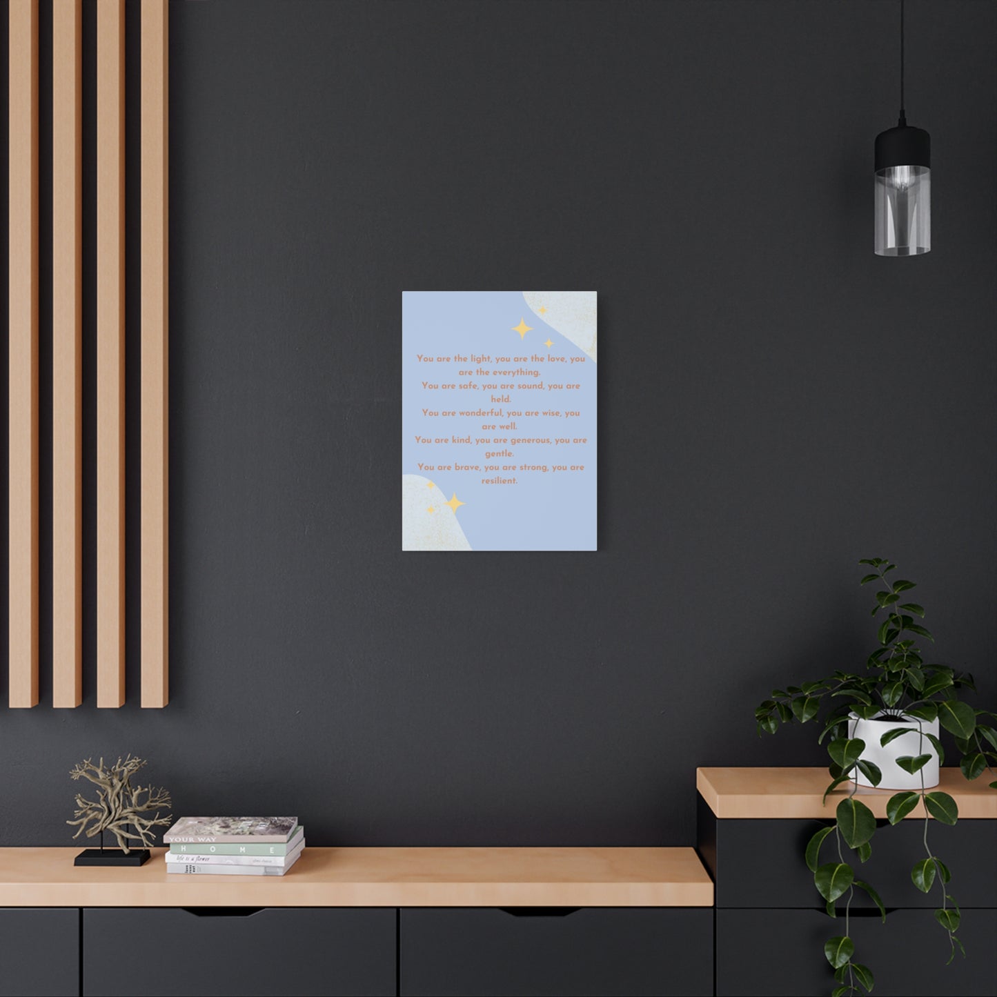 You Are The Everything - Blue Stars - Matte Canvas, Stretched, 1.25"