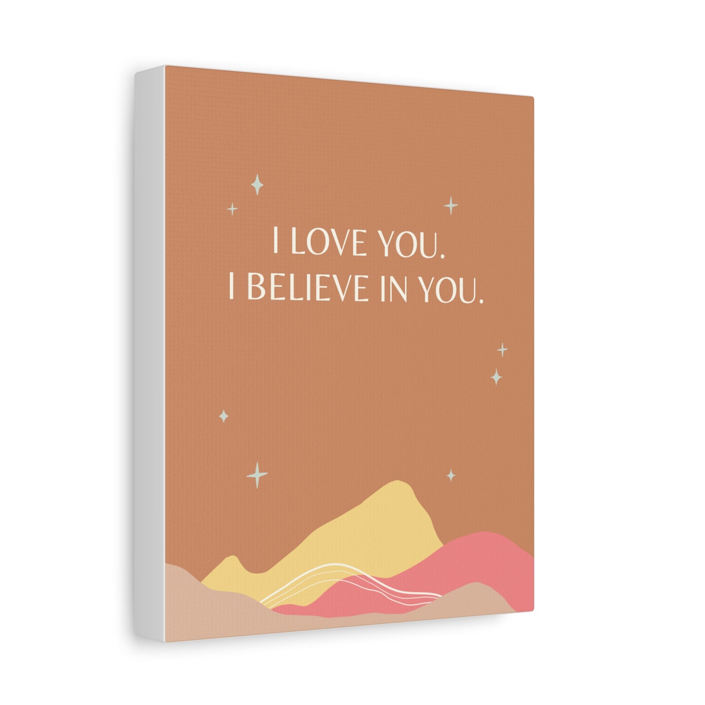 Love, Believe - Matte Canvas, Stretched, 1.25"