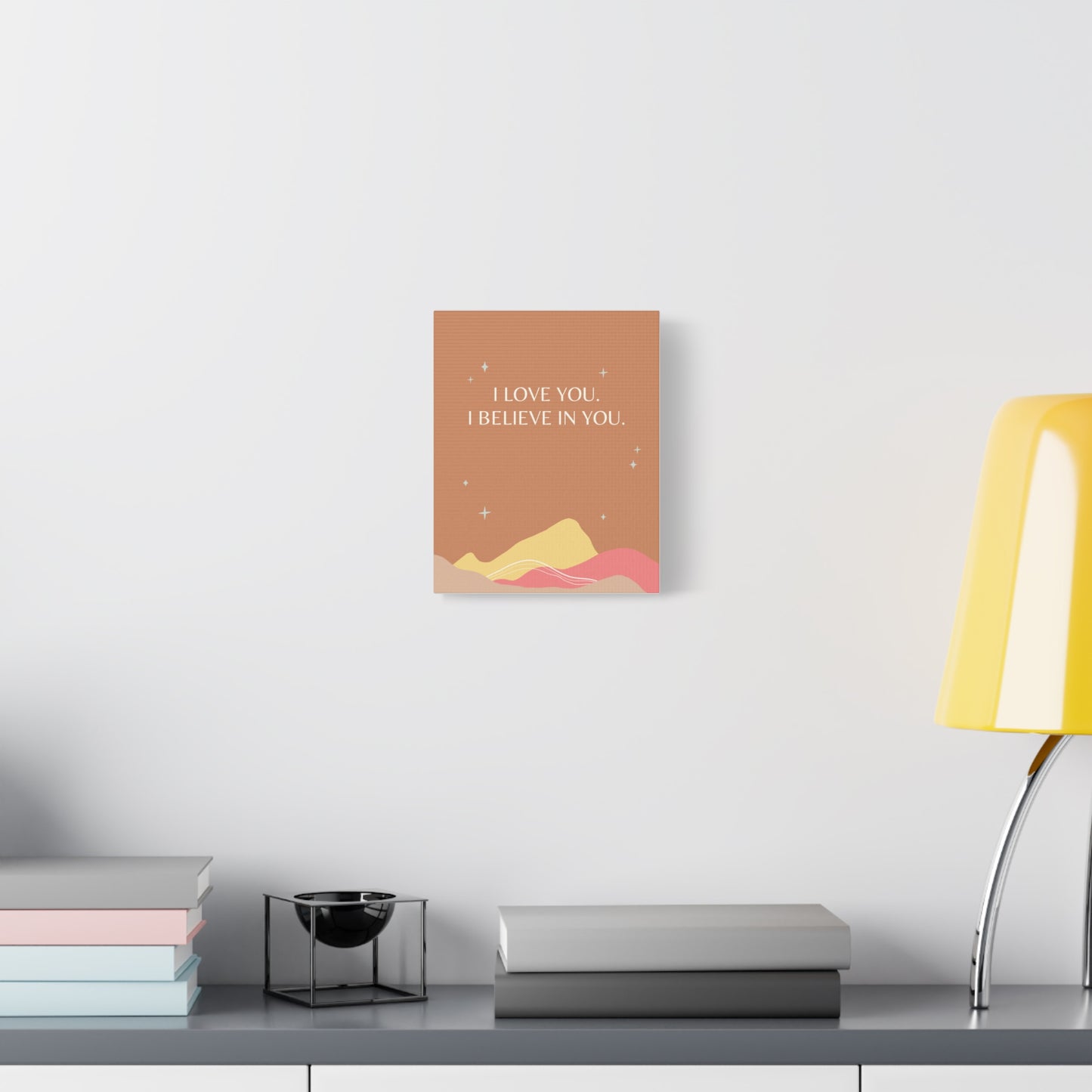 Love, Believe - Matte Canvas, Stretched, 1.25"