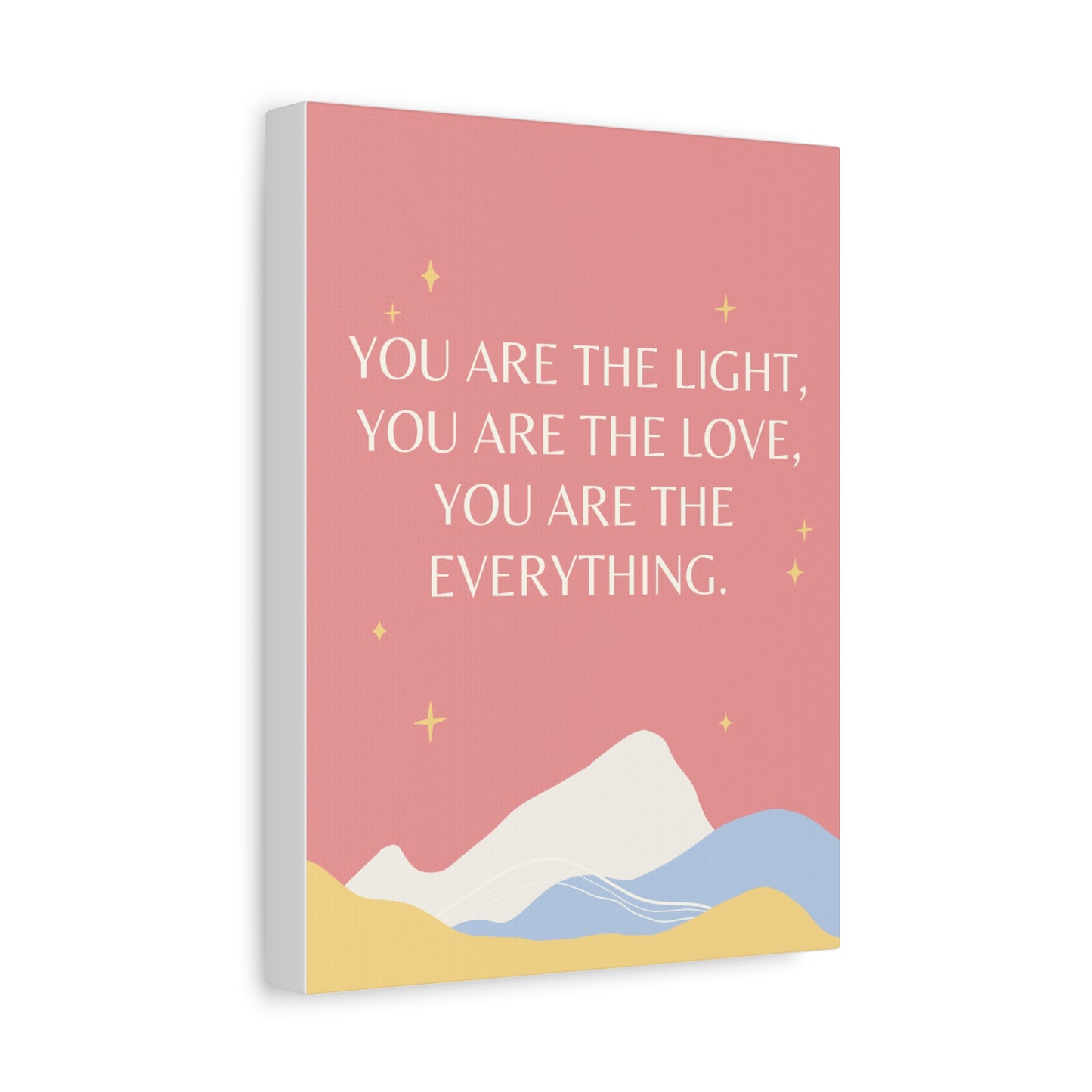Light, Love, Everything - Matte Canvas, Stretched, 1.25"