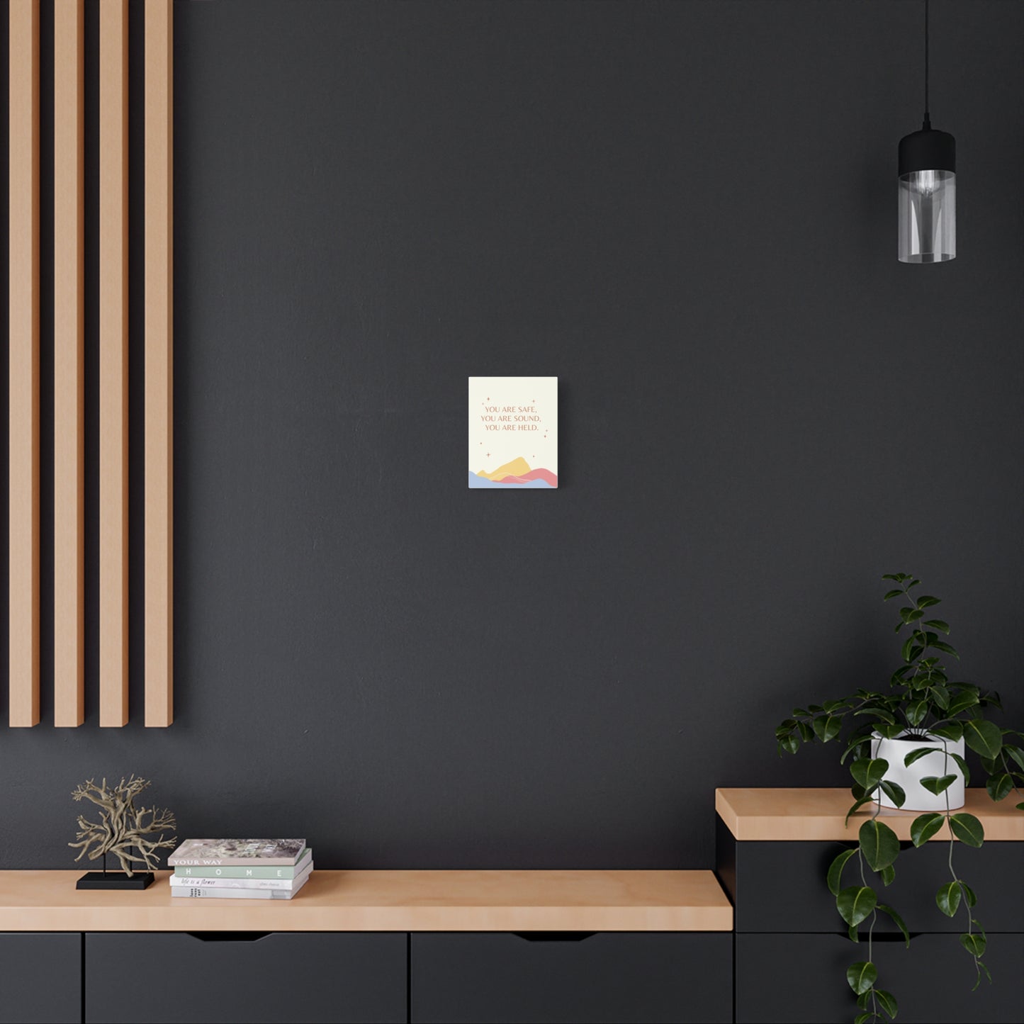 Safe, Sound, Held - Matte Canvas, Stretched, 1.25"