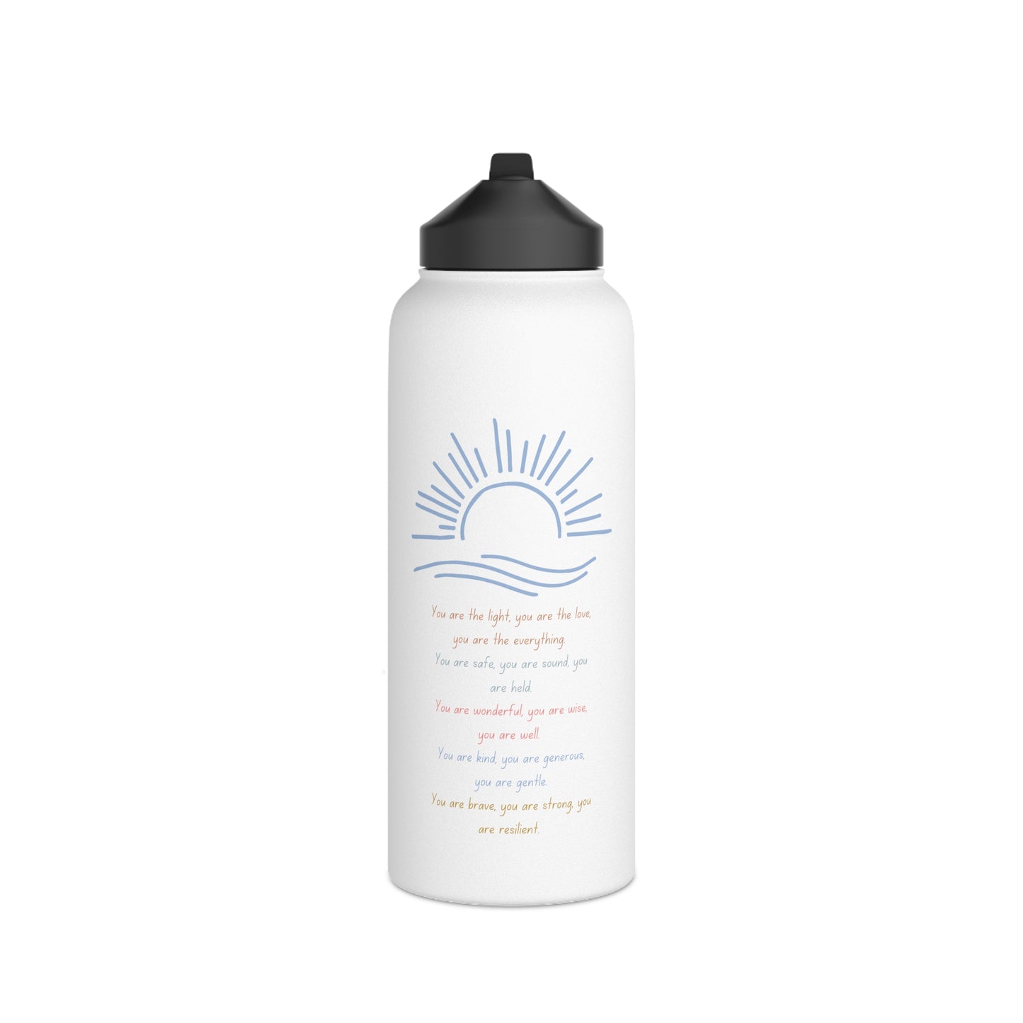 Stainless Steel Water Bottle, Standard Lid