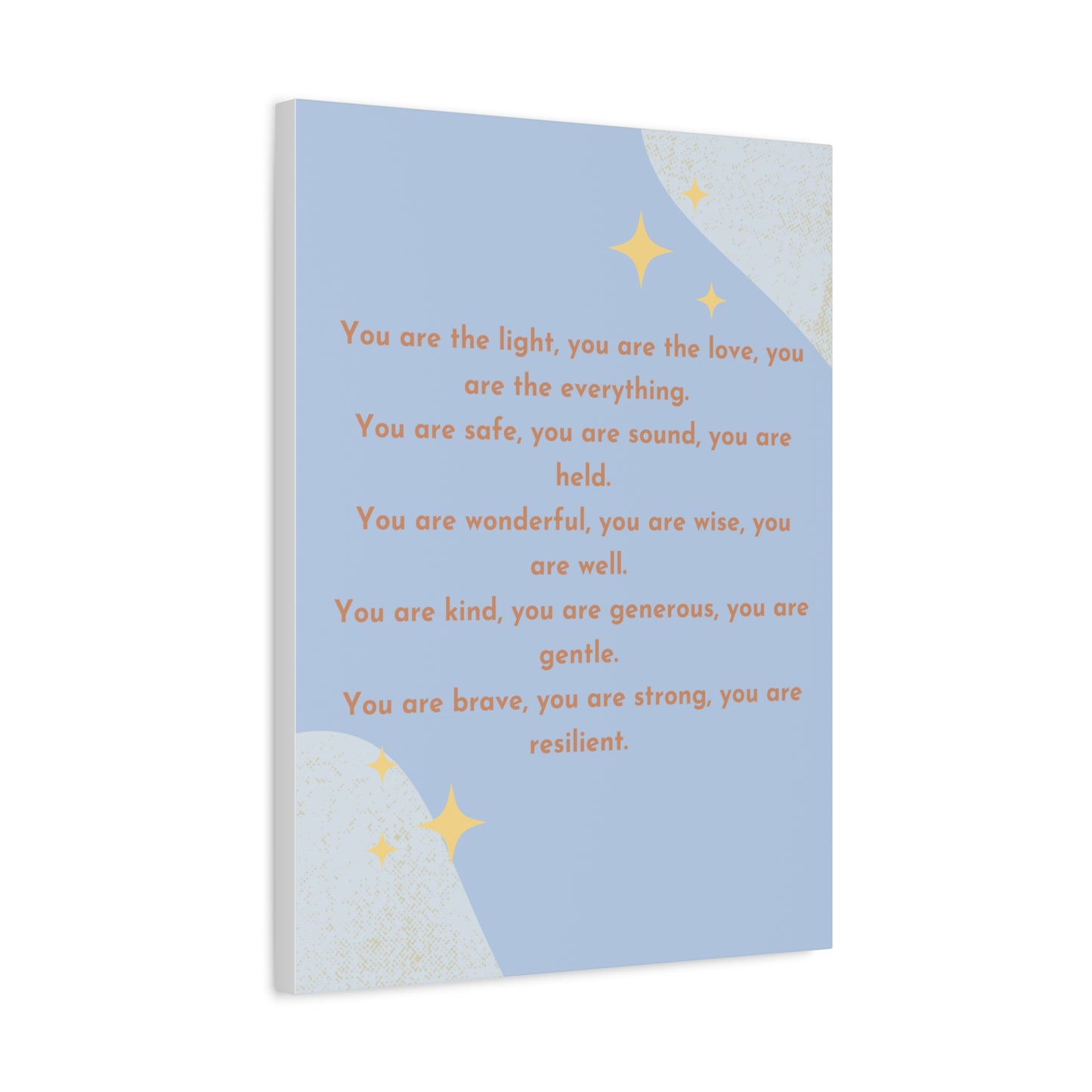 You Are The Everything - Blue Stars - Matte Canvas, Stretched, 1.25"